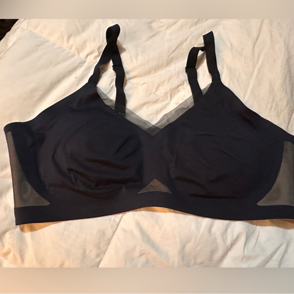 Honey Love Black Crossover Bra Size 2X